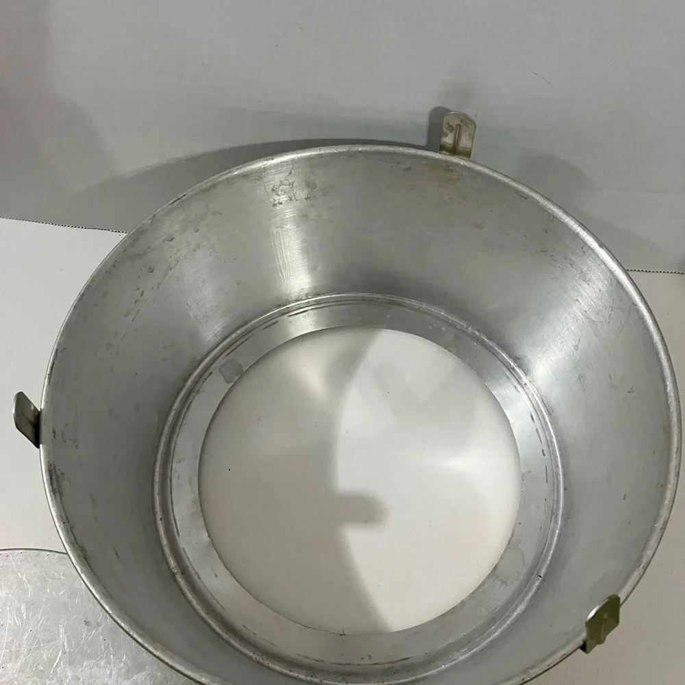 Vintage Mirro Aluminum Angel Food Cake Pan Green with Original Sticker